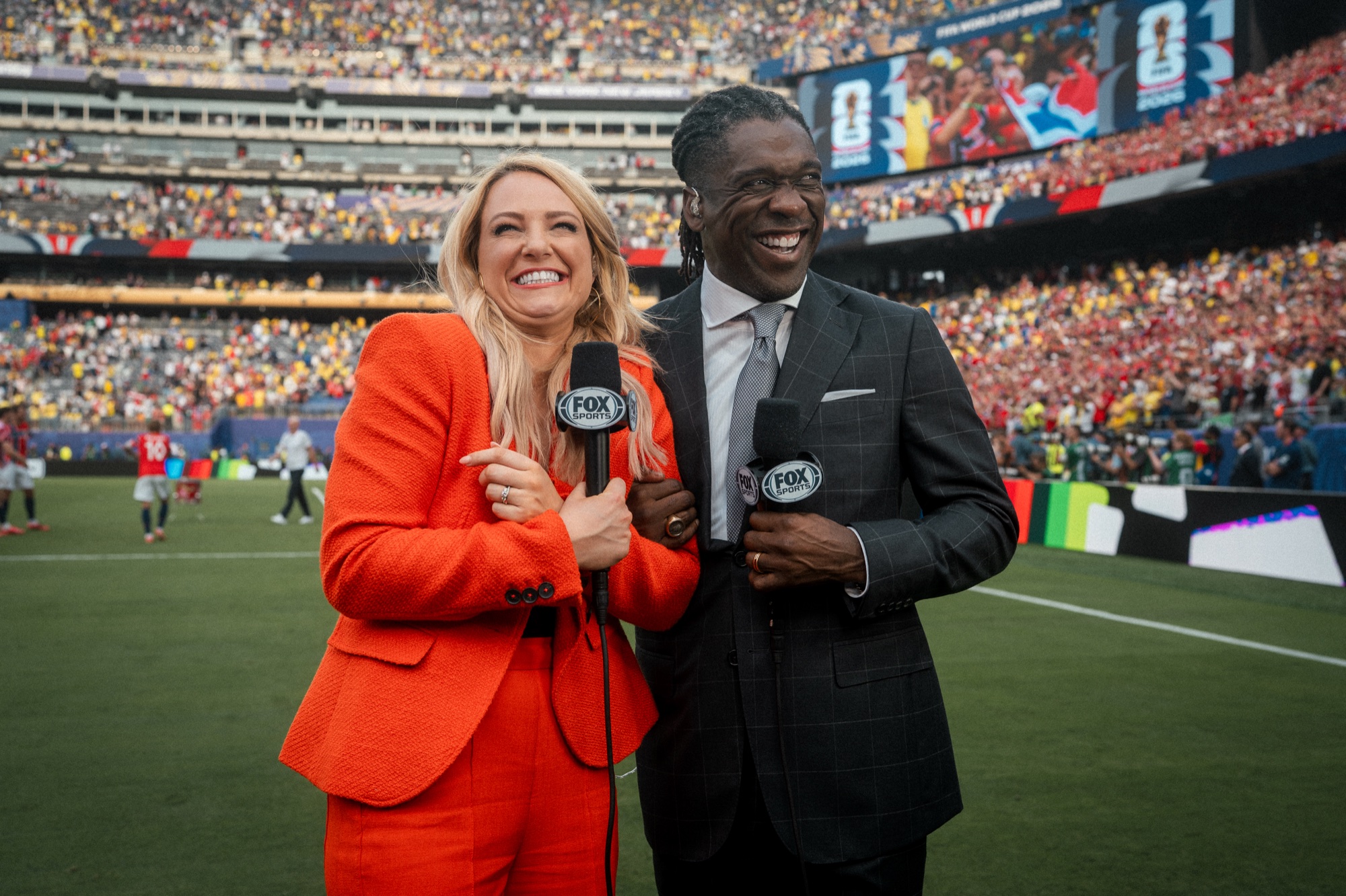 Broadcast production at MetLife Stadium during the 2026 FIFA World Cup