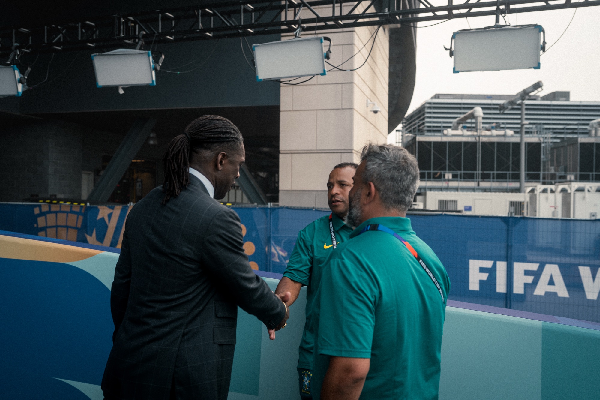 Frame from FOX Sports field coverage at the 2026 FIFA World Cup, MetLife Stadium