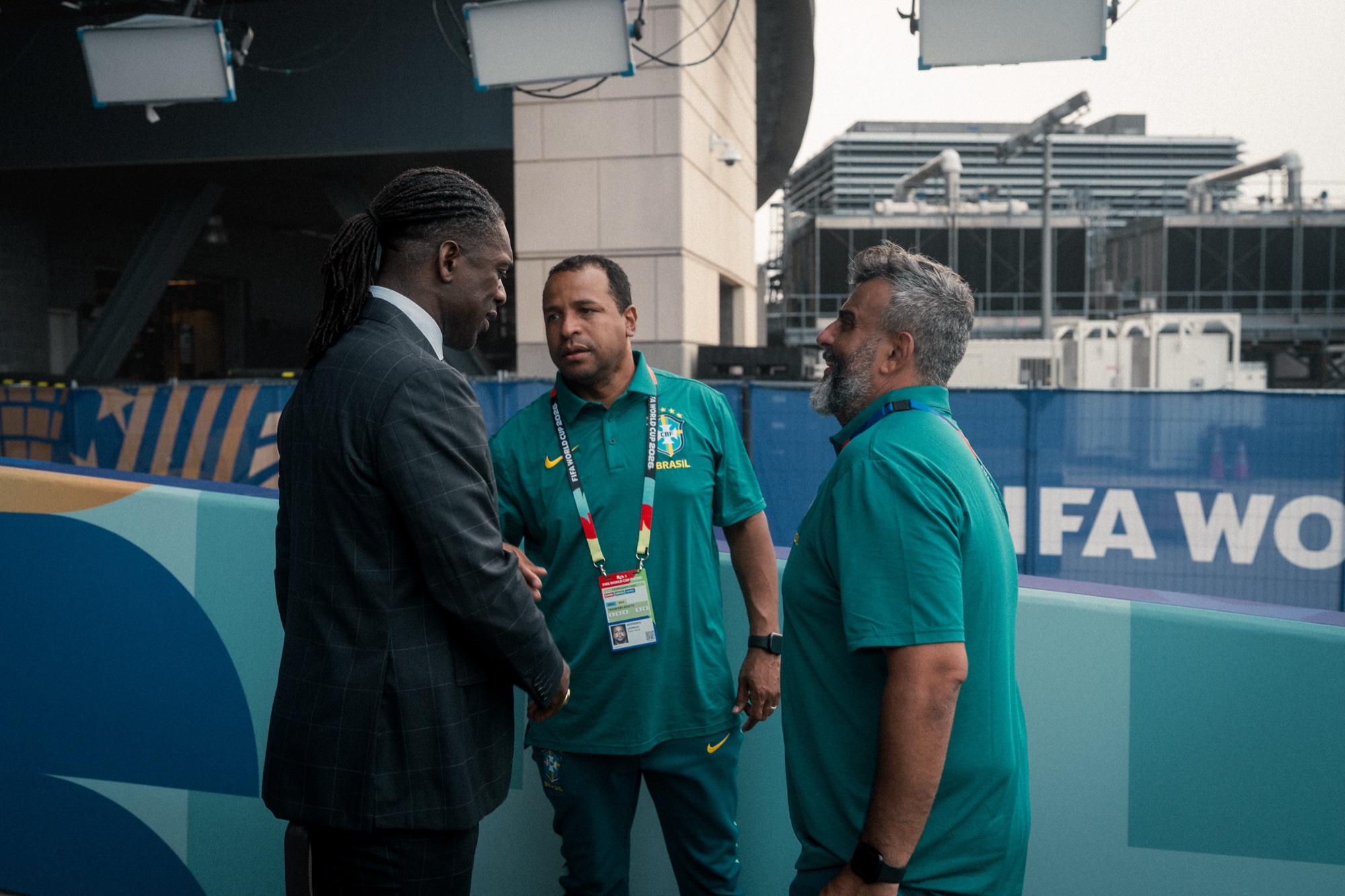 Frame from FOX Sports field coverage at the 2026 FIFA World Cup, MetLife Stadium